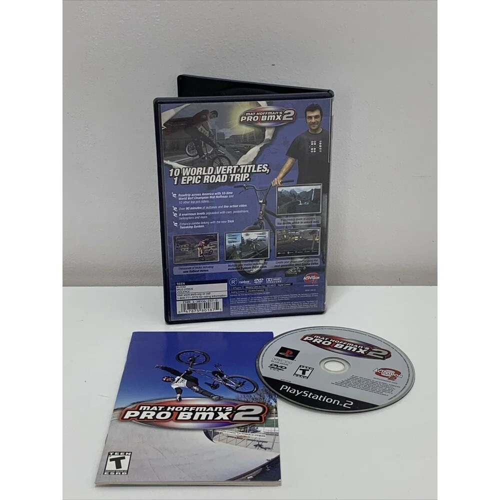 MAT HOFFMAN'S PRO BMX 2 (Sony PlayStation 2, 2002) TESTED! AMAZING GAME! CLASSIC